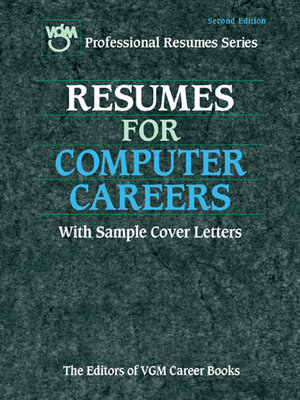 cover image of Resumes for Computer Careers